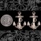 Antiqued Silver Plated Brass Large Anchor Pendants - Set of Two - S-P83